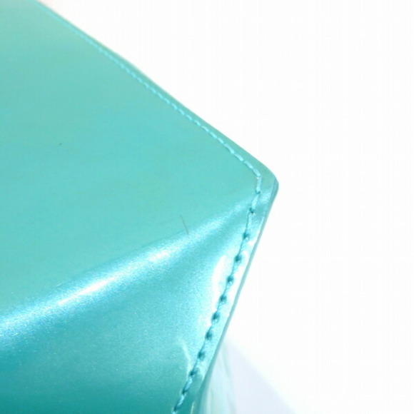 LOUIS VUITTON Vernis Wilshire PM M91724 Blue Lagon Bag Handbag Ladies - Picture 8 of 9